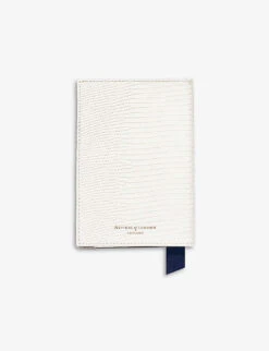 Logo-print Croc-embossed Leather Passport Cover -Kurtgeiger Store R04158381 WHITE ALT02