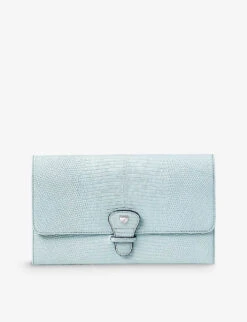 Logo-embellished Leather Travel Wallet