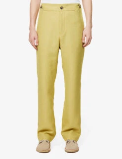 Black Prince Straight-leg Mid-rise Wool Trousers -Kurtgeiger Store R04162396 NEOPASTELLIME ALT02