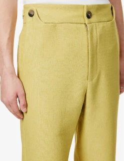 Black Prince Straight-leg Mid-rise Wool Trousers -Kurtgeiger Store R04162396 NEOPASTELLIME ALT05