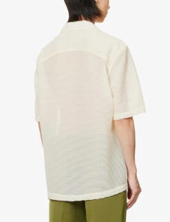Freedom Safari Short-sleeved Woven Shirt -Kurtgeiger Store R04162402 BUTTERMILK ALT03