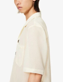 Freedom Safari Short-sleeved Woven Shirt -Kurtgeiger Store R04162402 BUTTERMILK ALT04