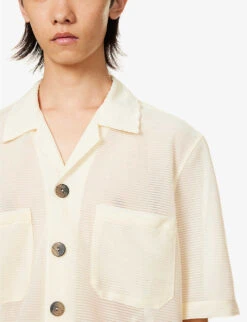 Freedom Safari Short-sleeved Woven Shirt -Kurtgeiger Store R04162402 BUTTERMILK ALT05