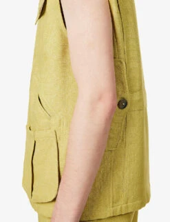 Freetown Utility Spread-collar Wool Vest -Kurtgeiger Store R04162403 NEOPASTELLIME ALT05