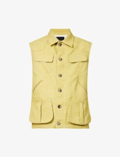 Freetown Utility Spread-collar Wool Vest