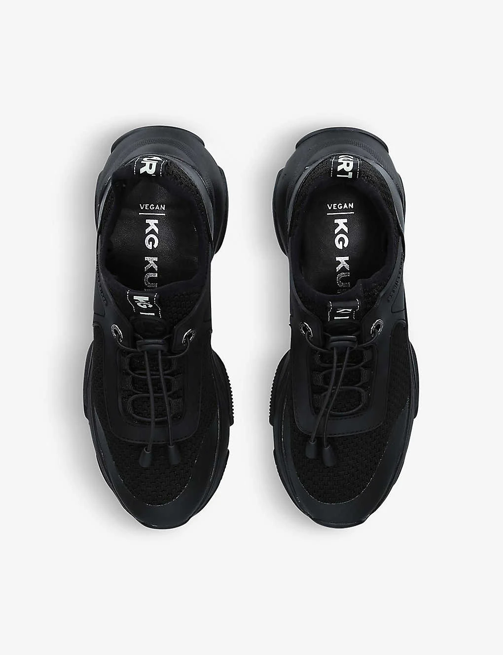 KG Kurt Geiger Leighton Toggle Tied-laces Textile Trainers 2 KG Kurt Geiger Leighton Toggle Tied-laces Textile Trainers - Image 2