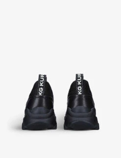 KG Kurt Geiger Leighton Toggle Tied-laces Textile Trainers 7 KG Kurt Geiger Leighton Toggle Tied-laces Textile Trainers -Kurtgeiger Store R04162640 BLACKCOMB ALT03