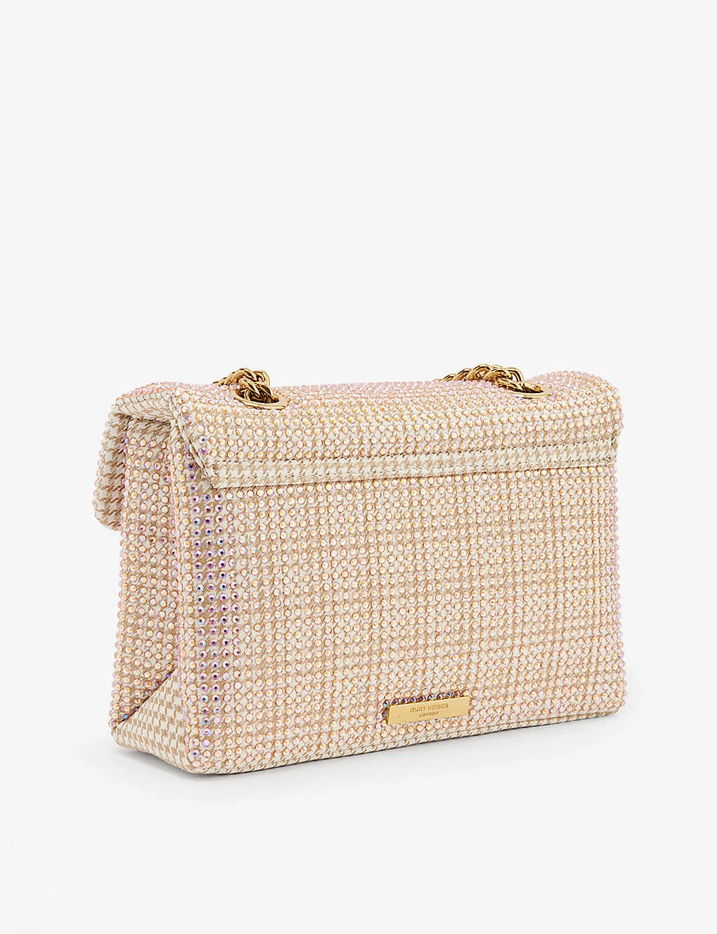 Kurt Geiger London Kensington Crystal-embellished Woven Cross-body Bag 3 Kurt Geiger London Kensington Crystal-embellished Woven Cross-body Bag - Image 3