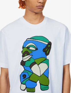 Nomoli Graphic-print Organic Cotton-jersey T-shirt -Kurtgeiger Store R04188272 WHITE ALT04