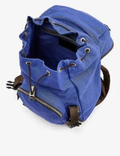 Prada Canvas Backpack -Kurtgeiger Store R04188983 BLUE ALT03