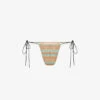 Jaded London Zigzag Side-tie Mid-rise Bikini Bottoms