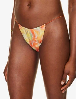 Jaded London Abstract Gradient-pattern Mid-rise Bikini Bottoms 6 Jaded London Abstract Gradient-pattern Mid-rise Bikini Bottoms -Kurtgeiger Store R04197651 TIEDYEMETALLIC ALT02