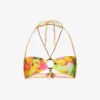 Jaded London Citrus Burst Charm-embellished Bikini Top