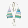 Jaded London Drift Striped Knitted Bikini Top